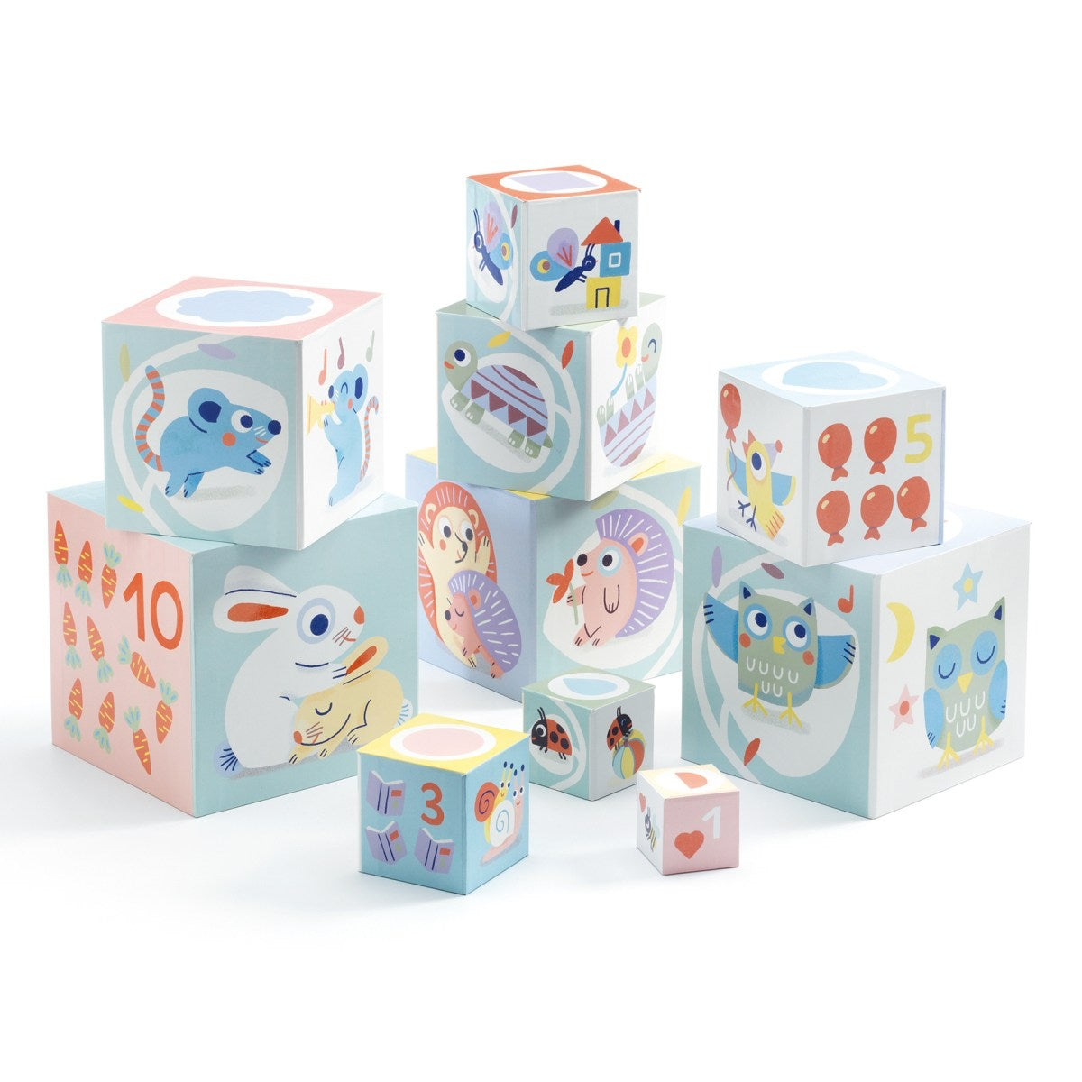Djeco Stapelboxen Baby Bloki 12m+