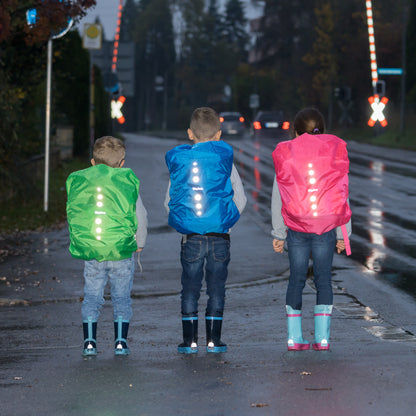 Playshoes Regenhülle für Schulranzen & Schulrucksack 30-55 L