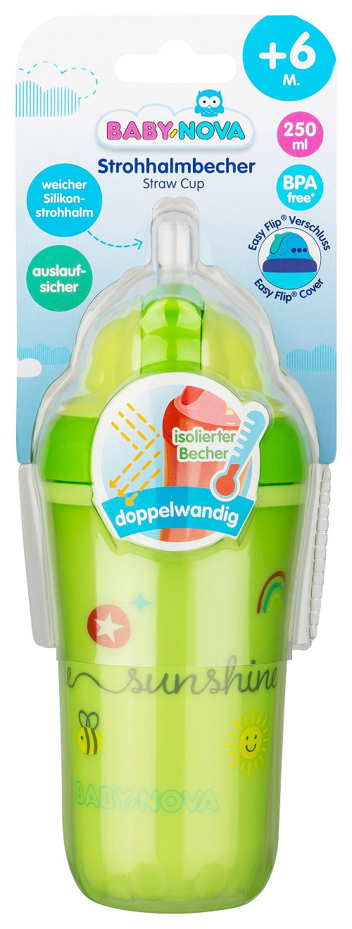 Baby Nova Strohhalm Trinklernbecher 250ml