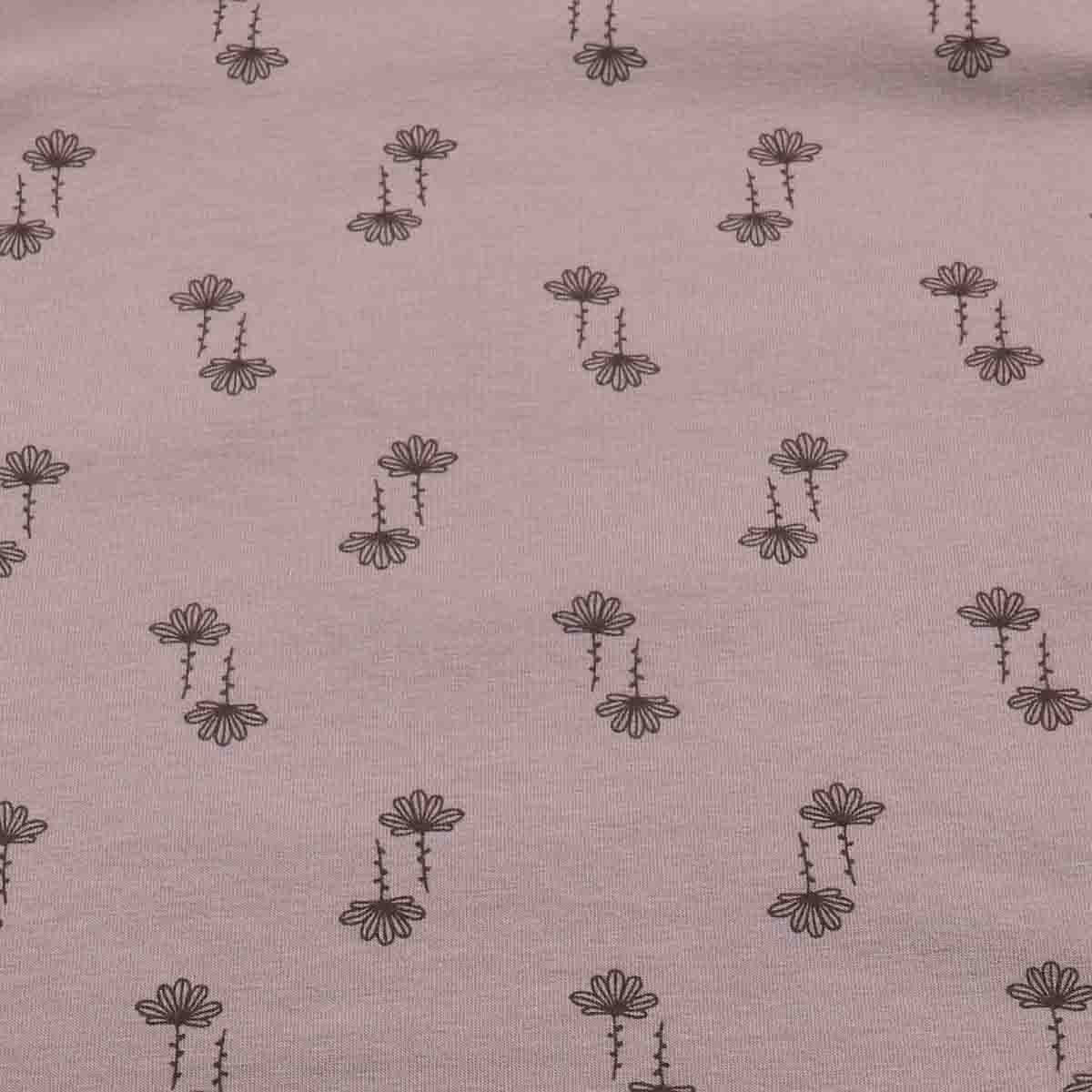 müsli Silent Langarm Babybody Girl Sparrow Mauve/Braun