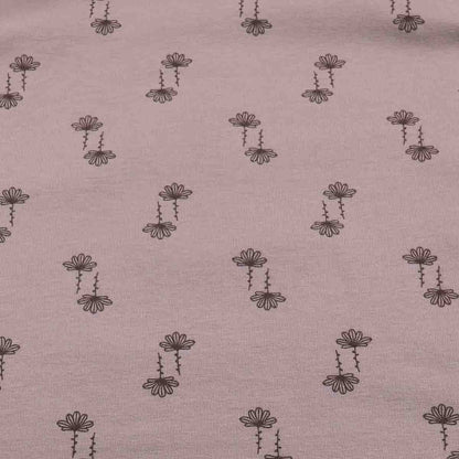 müsli Silent Langarm Babybody Girl Sparrow Mauve/Braun