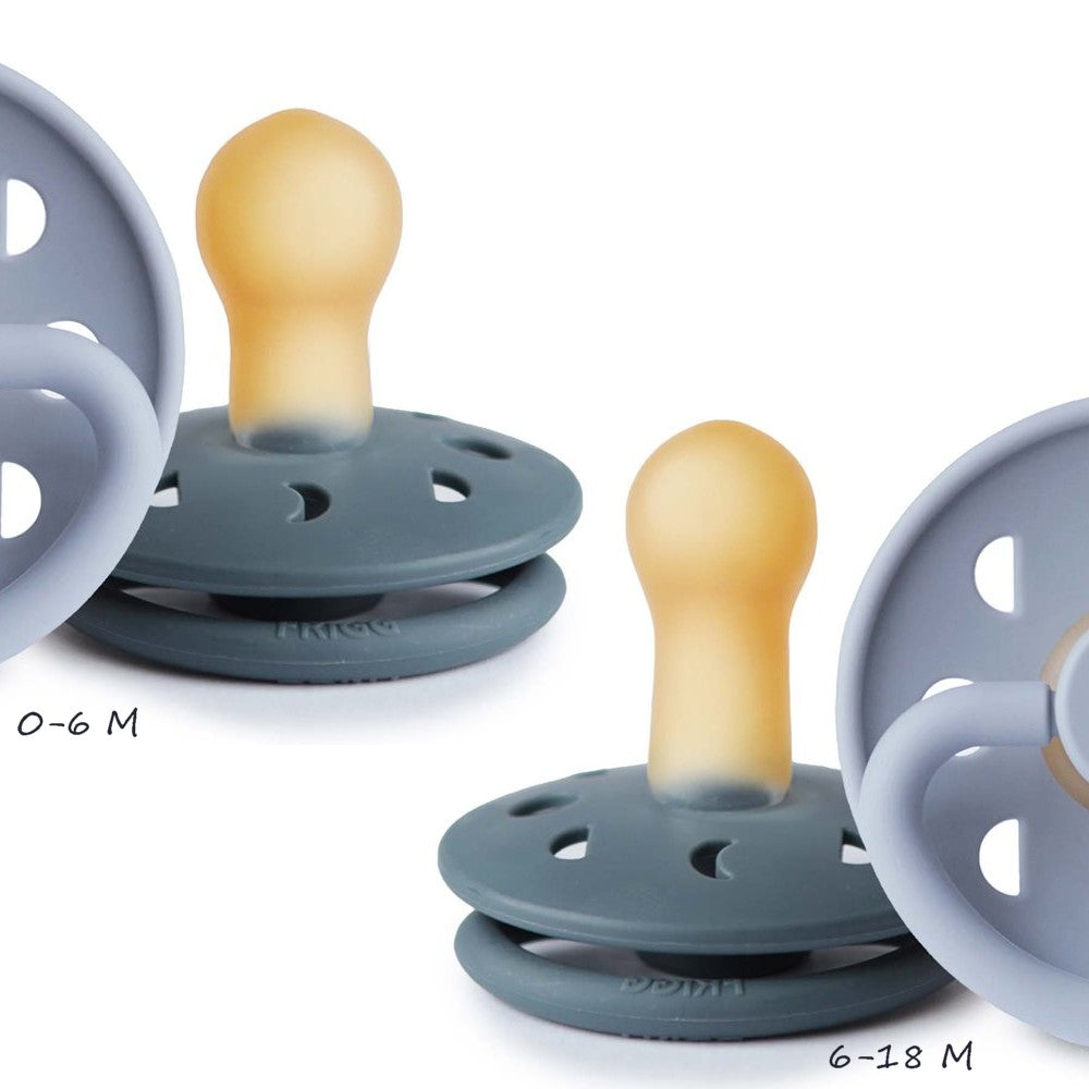 FRIGG Schnuller Latex Moon Kirschform Rund