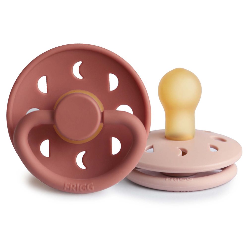 FRIGG Schnuller Latex Moon Kirschform Rund
