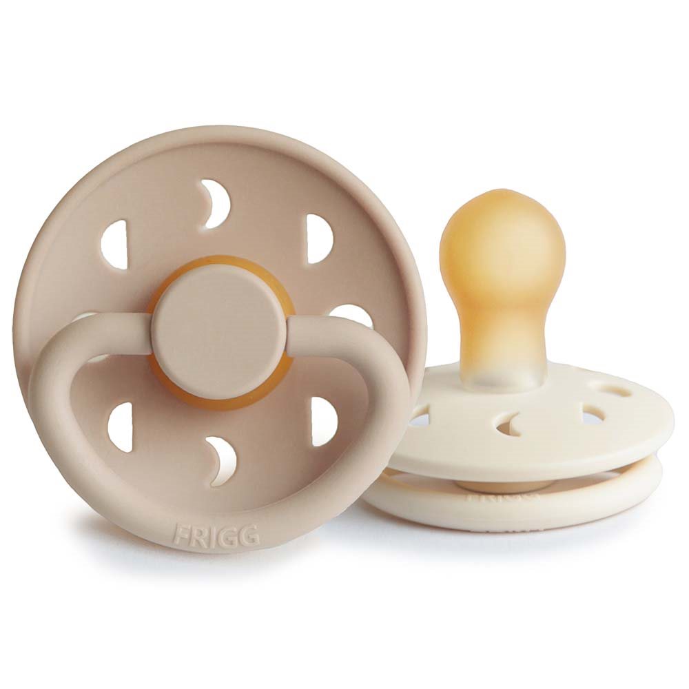 FRIGG Schnuller Latex Moon Kirschform Rund