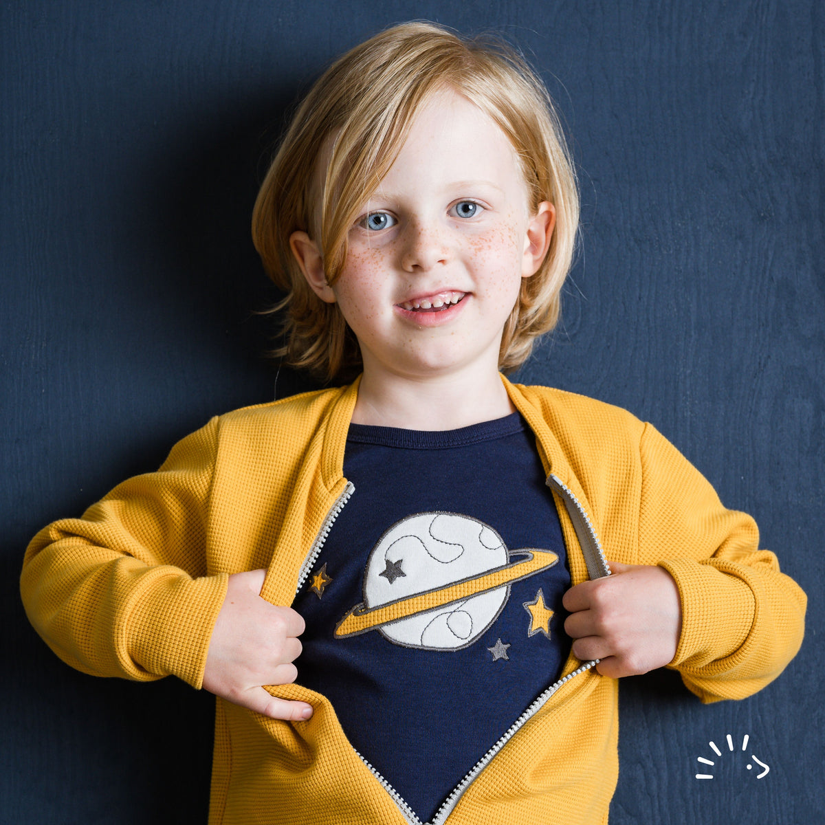 iobio Langarm Shirt Interlock Stardust Planet