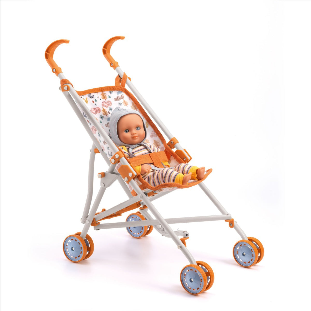 Djeco Puppenbuggy Pomea Forest 2J+