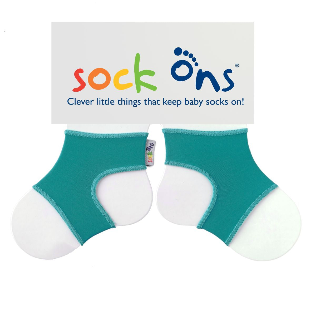 SockOns Sockenhalter Uni Türkis
