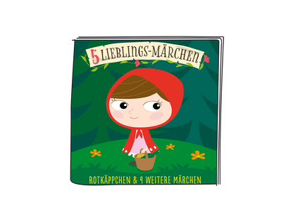 tonies Hörfigur für Toniebox: Lieblings-Märchen – Rotkäppchen und 4 weitere Märchen