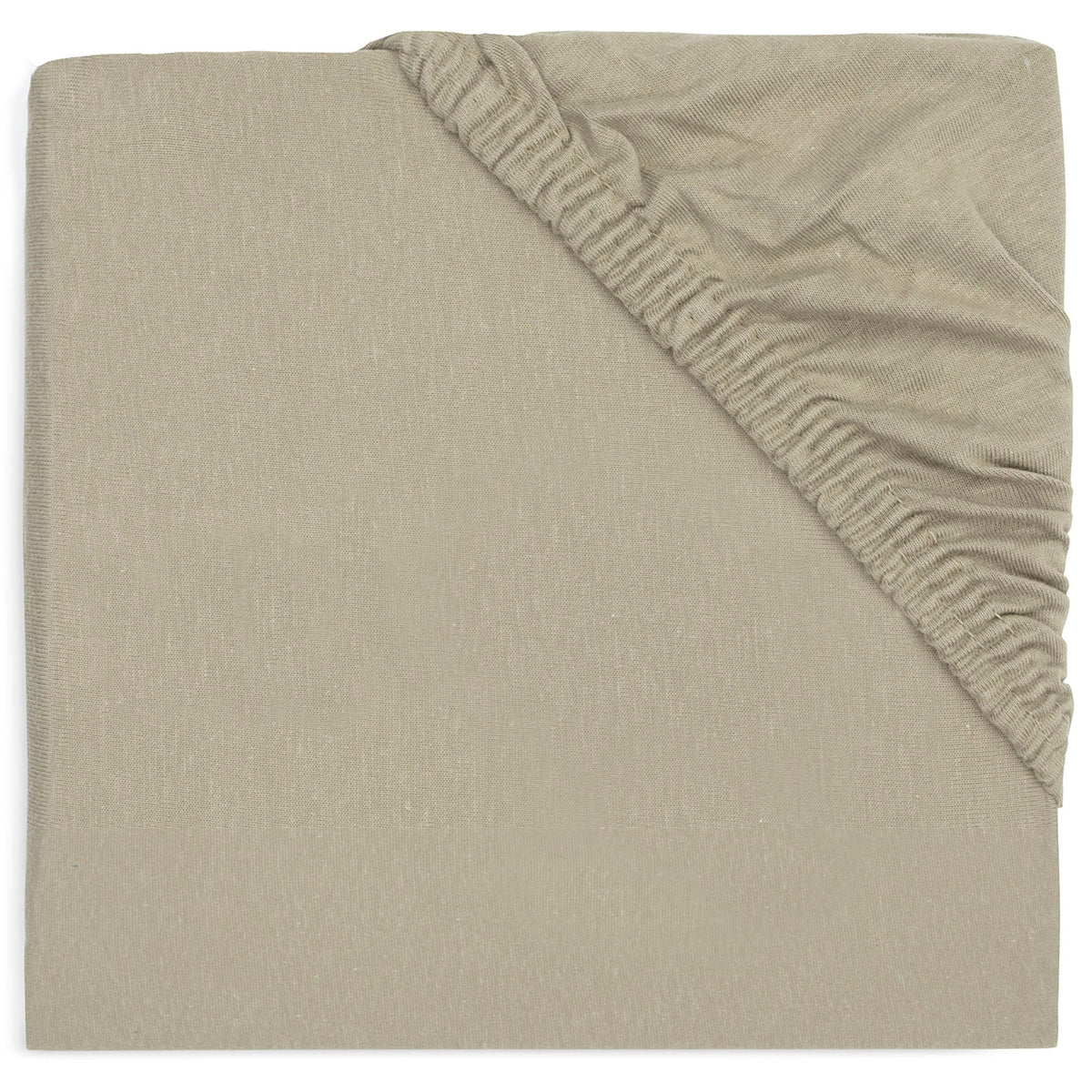 Jollein Spannbetttuch Jersey Olive