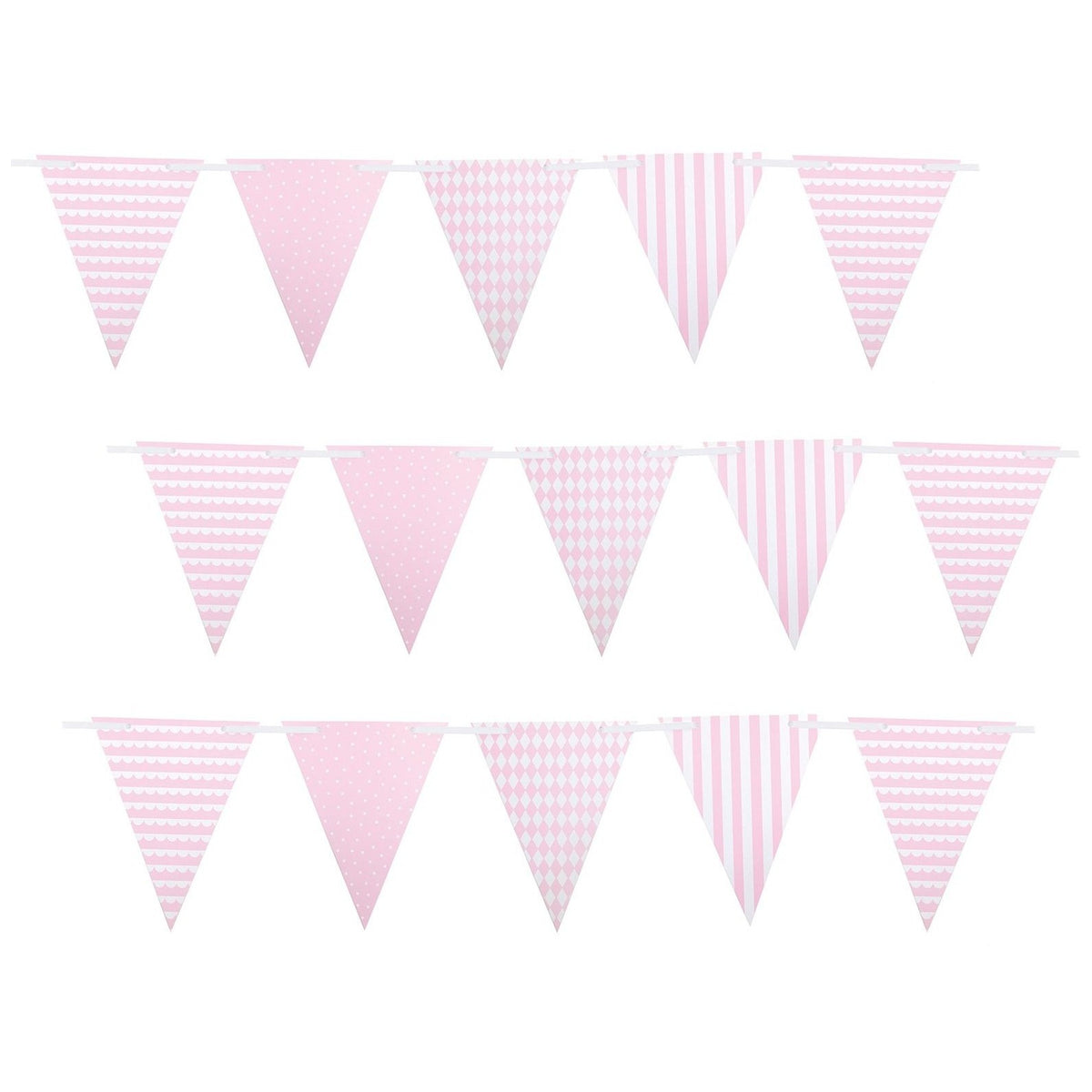 Jabadabado Papier Wimpelkette Bleu oder Rosé