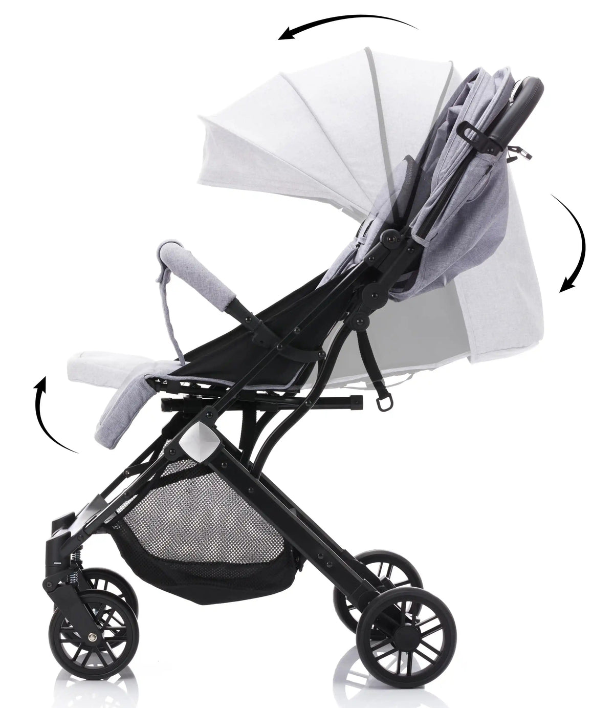 Fillikid Sportwagen fill Styler Elite Stone Grau