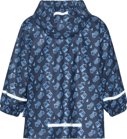 Playshoes Regenjacke Regen-Mantel Baustelle allover