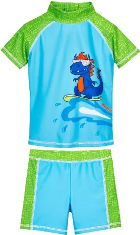 Playshoes UV Badeanzug Set Zweiteiler Dino