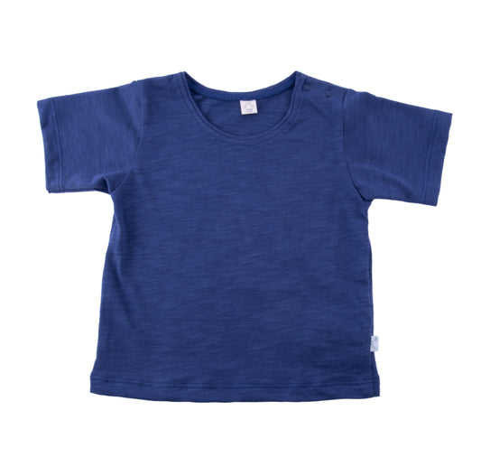Iobio Sommer T-Shirt Single Jersey Uni Marine