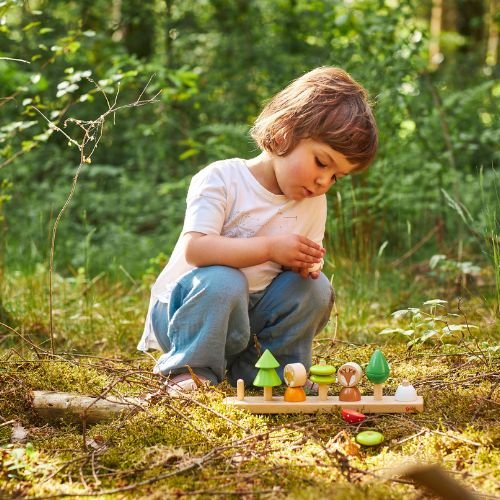 Goki Farben- und Formensortierspiel Kleine Waldfreunde 2J+