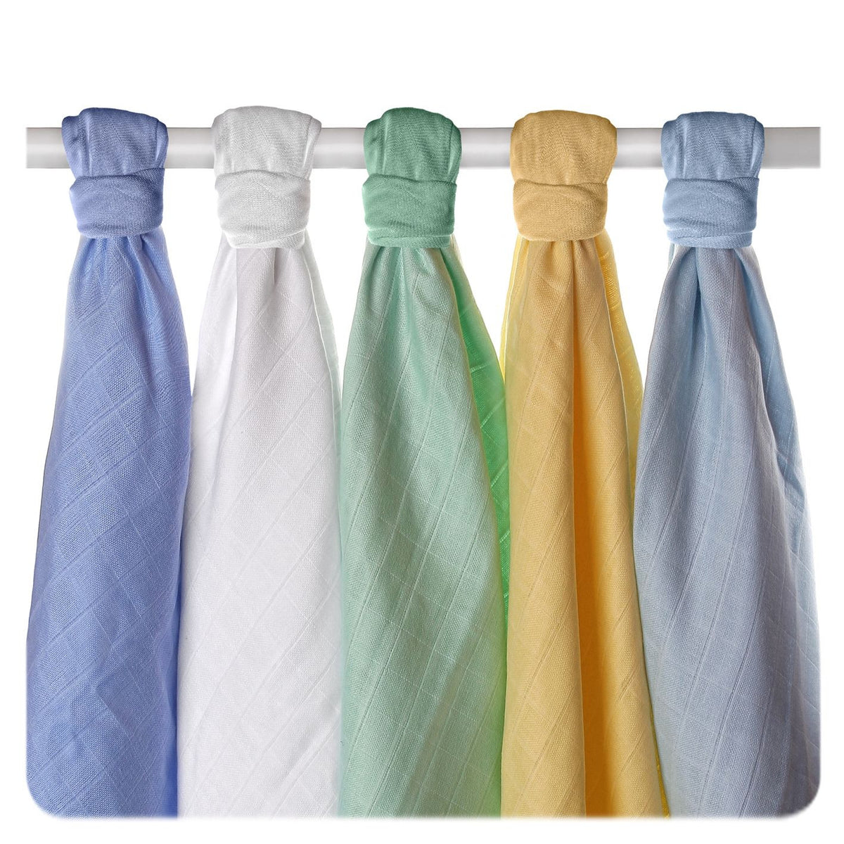 XKKO Bio Baumwolle Mullwindeln 5er Pack 70x70 cm