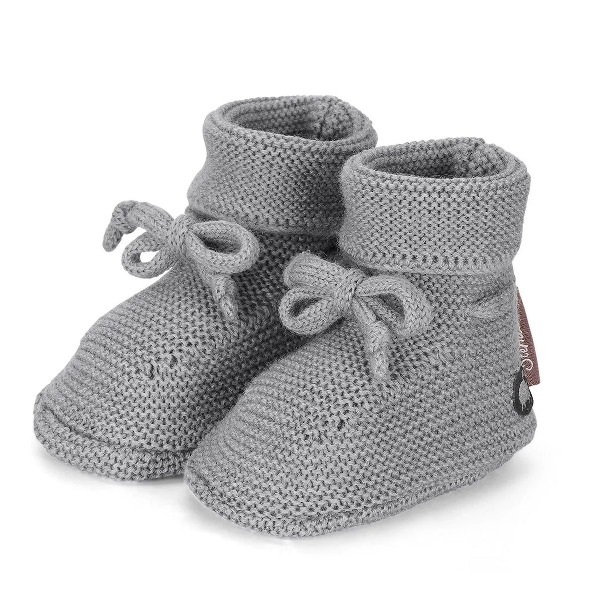 Sterntaler Strick Babyschuhe aus Schurwolle 0-6M