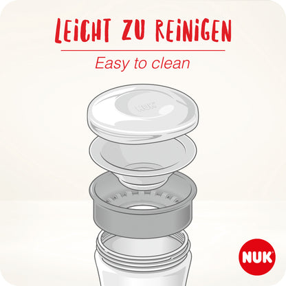 NUK 360° Ersatz Deckel 2er Transparent