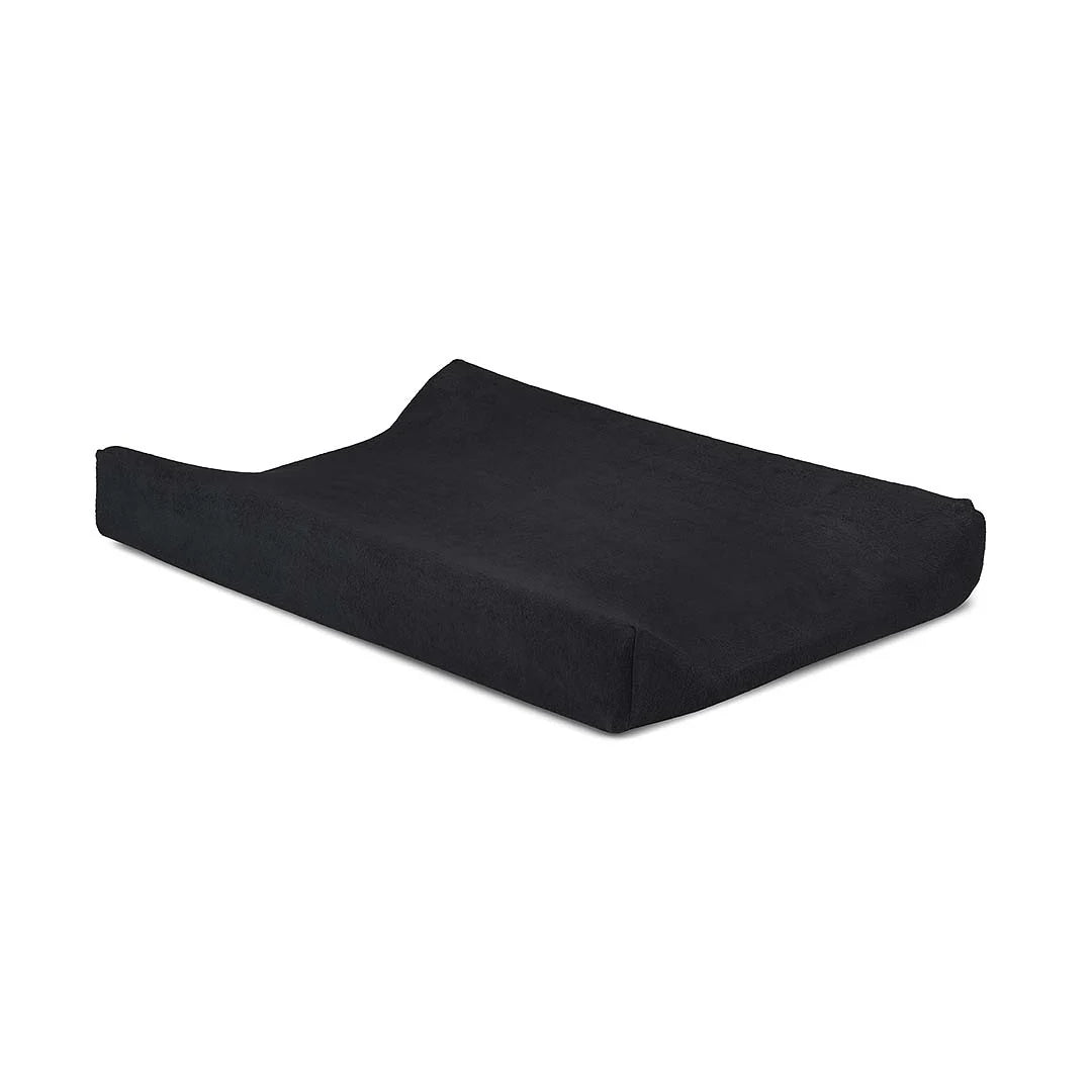 Jollein Wickelauflagenbezug Frottee  50x70cm - Schwarz oder Grau