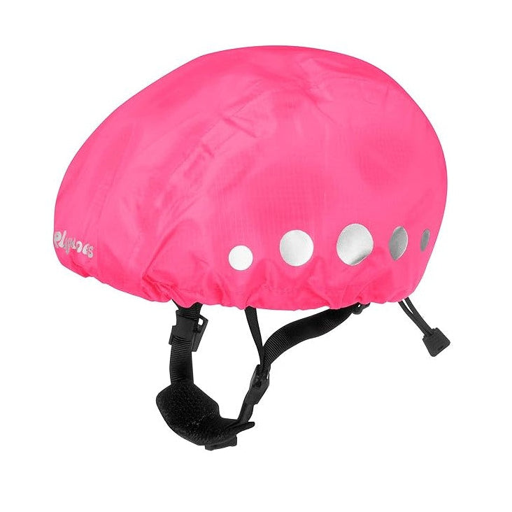 Playshoes Fahrradhelm Regenschutz in Signalfarbe + Reflektorstreifen