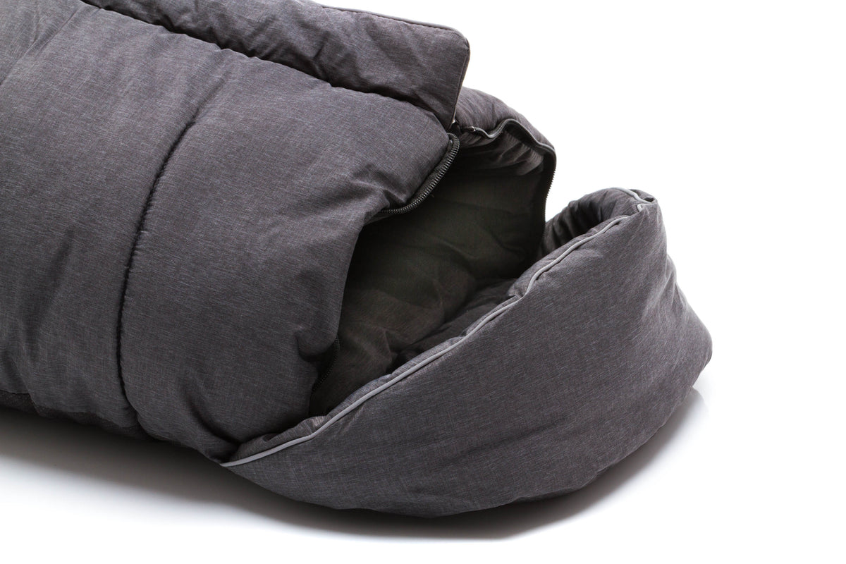 Fillikid Winter Thermo Fußsack K2 Pongee Dunkelgrau Melange