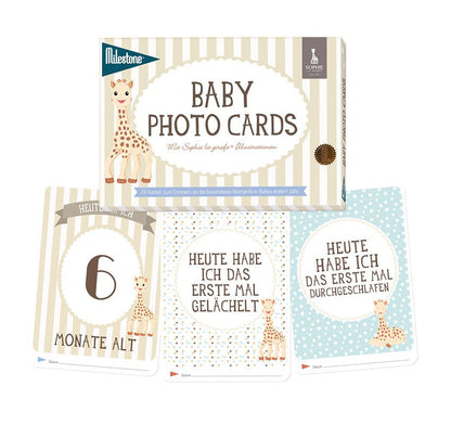 Milestone Sophie la Girafe Babycards Baby's erstes Jahr