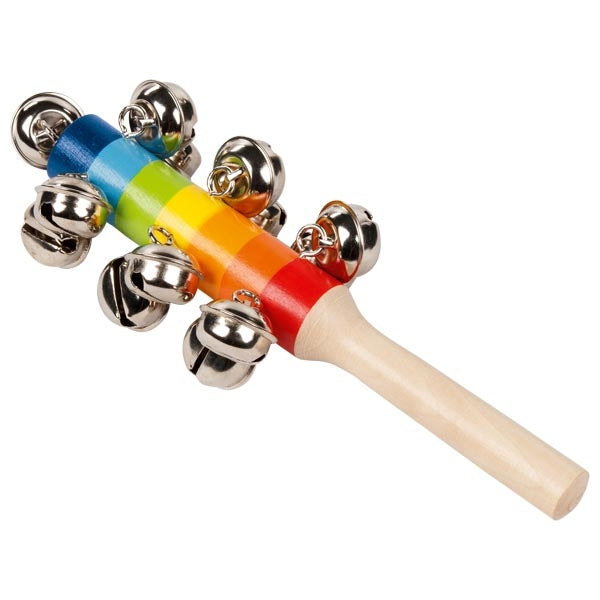 Goki Musik Schellenrassel mit 13 Glöckchen