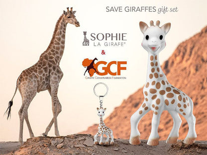 Vulli Sophie la Girafe Geschenkset 2teilig Schlüsselanhänger & Beißfigur