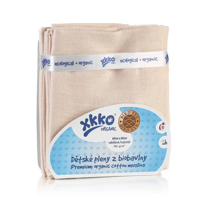 XKKO Bio Baumwolle Baumwollwindeln 5er Pack Bird Eye