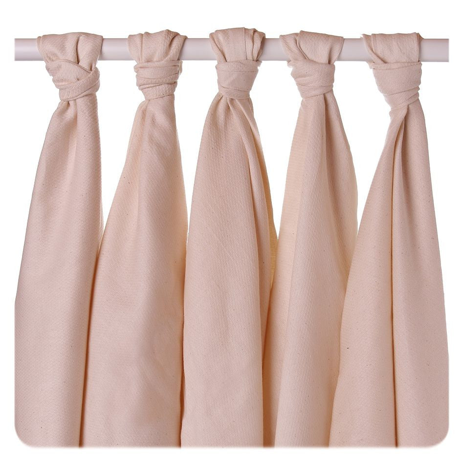 XKKO Bio Baumwolle Baumwollwindeln 5er Pack Bird Eye
