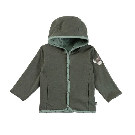 Sterntaler Baby Wendejacke mit Kapuze Waldgrün