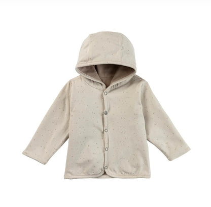 Sterntaler Babyjacke mit Kapuze Hellbraun - zum Wenden