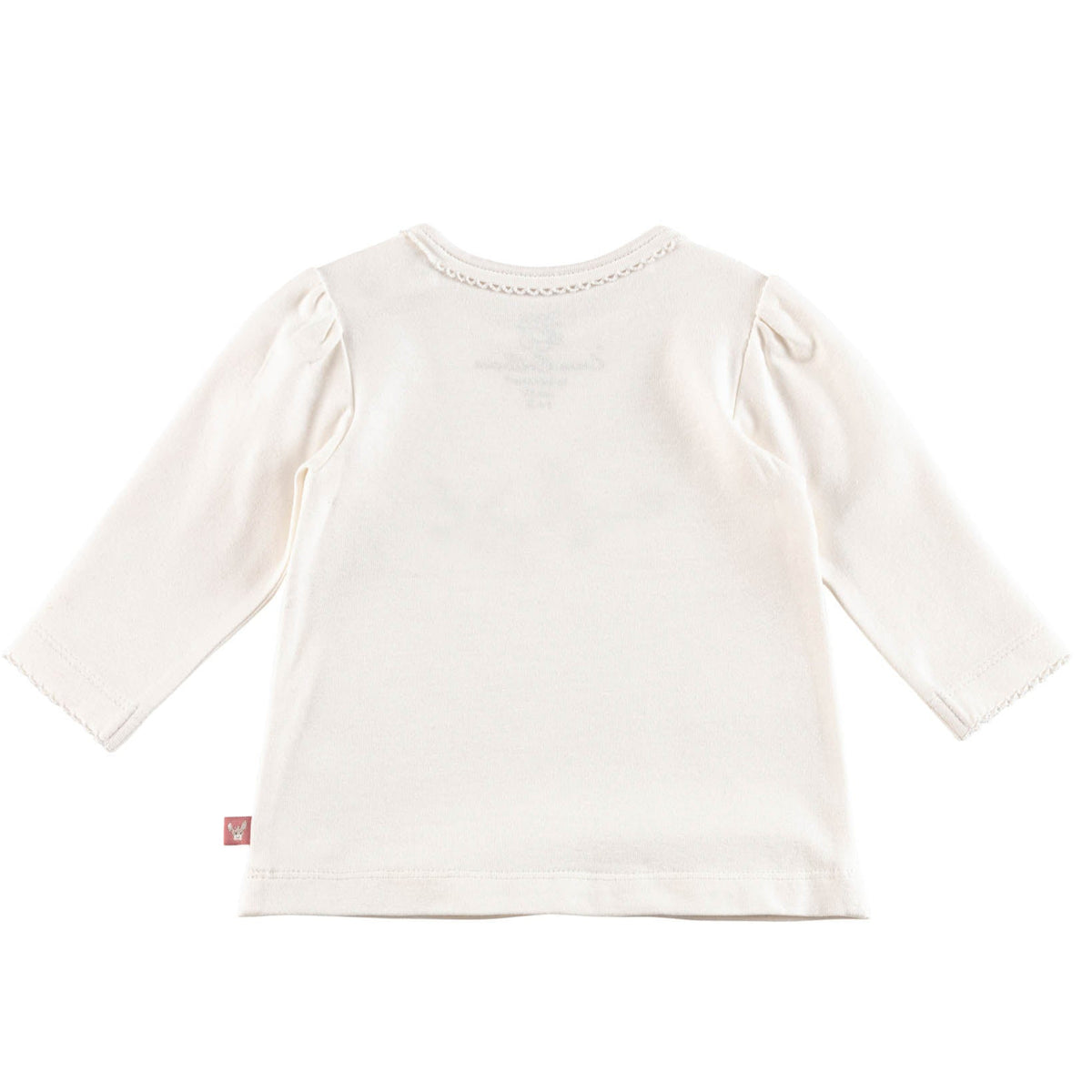 Sterntaler Jersey Baby Shirt Ecru Esel Rosa
