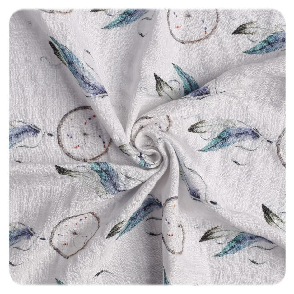 xkko Baby Pucktuch 120x120 cm Musselin  aus Bio Baumwolle