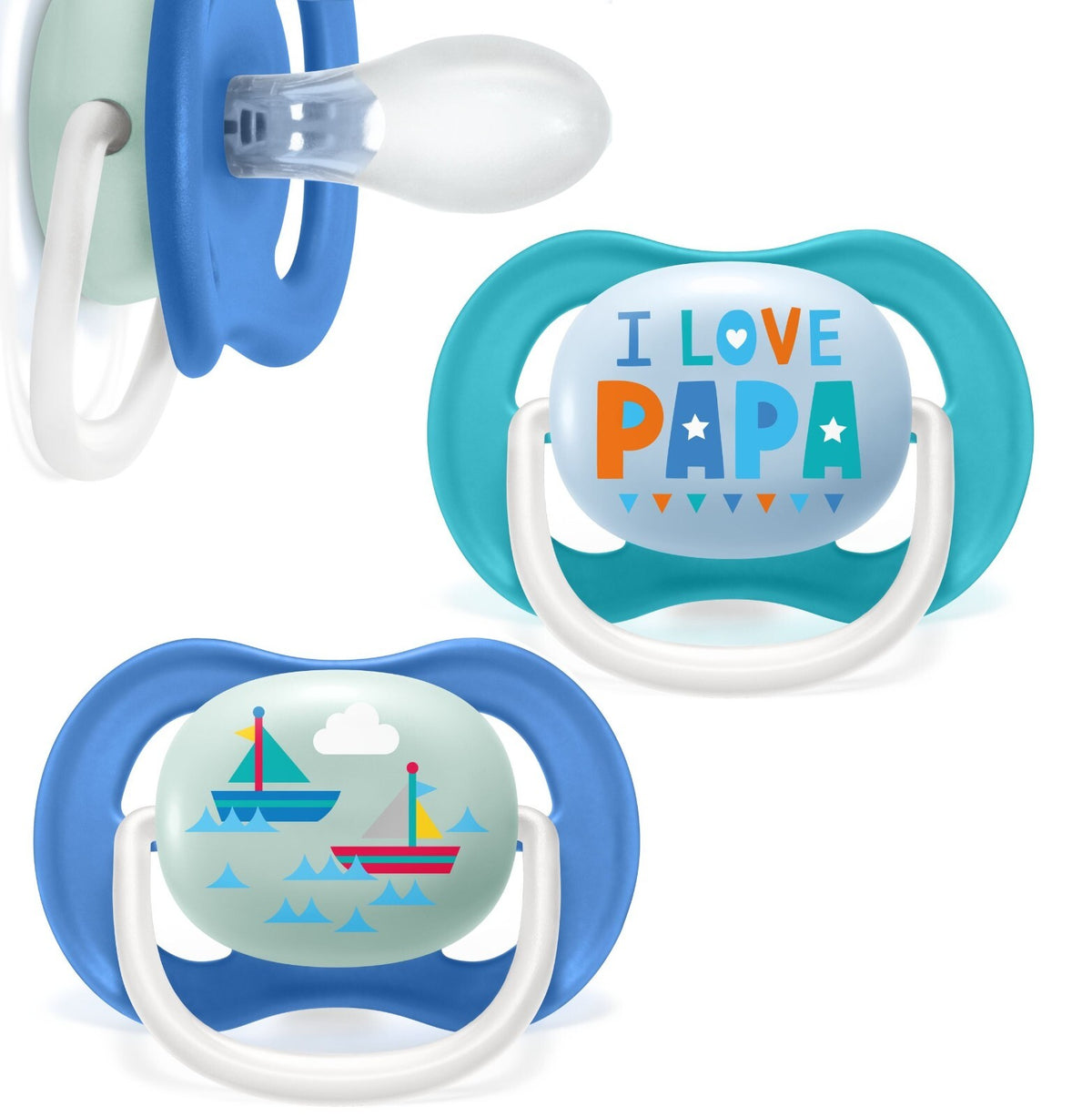 Philips Avent Ultra Air Schnuller | Gr. 2 (6-18M)  I love Daddy
