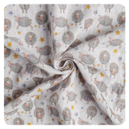 xkko Baby Pucktuch 120x120 cm Musselin  aus Bio Baumwolle