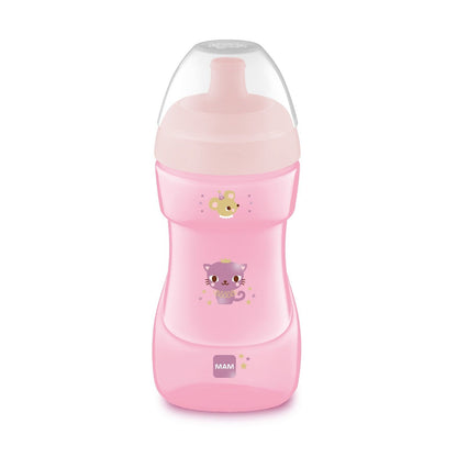 MAM SportCup Trinklernflasche Kinderflasche 330ml 12m+ mit Sportverschluß