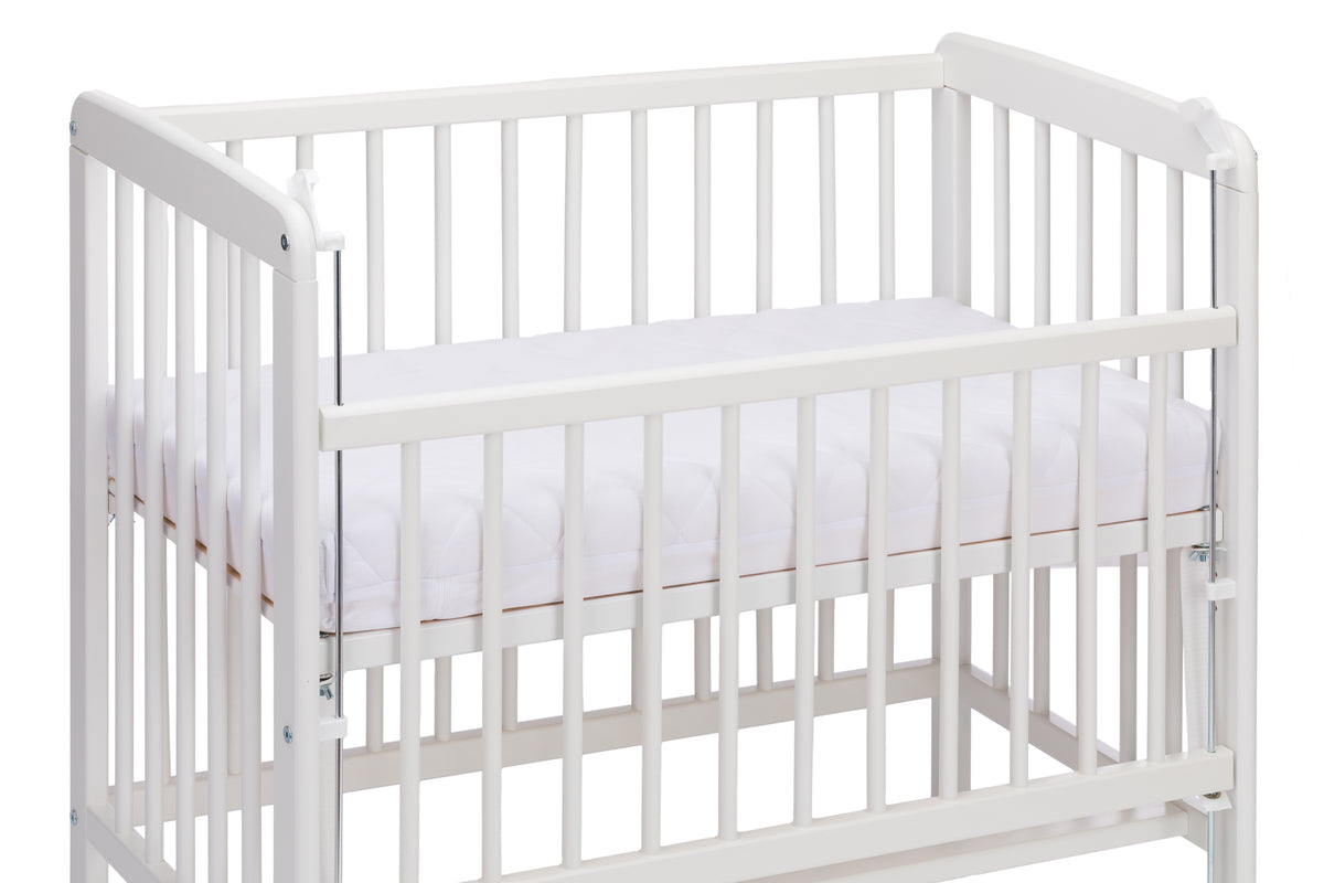 fillikid Beistellbett Matratze Cocon weiß 90x40 cm - 8cm Dick
