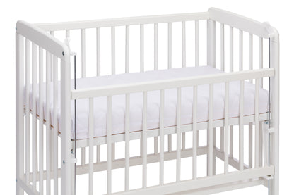 fillikid Beistellbett Matratze Cocon weiß 90x40 cm - 8cm Dick