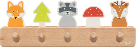Goki Kinder Garderobe Waldtiere