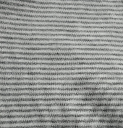 Popolini BW Sommerschlafsack GOTS einlagig Streifen grau