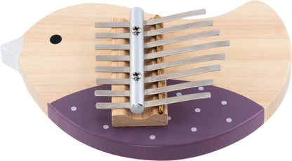 Goki Musikinstrument Kinder Kalimba Vogel Lila 5J+