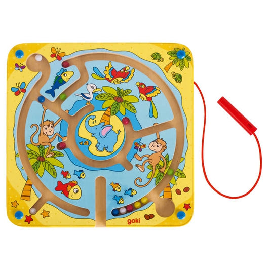 Goki Magnet Labyrinth Tiere 2+