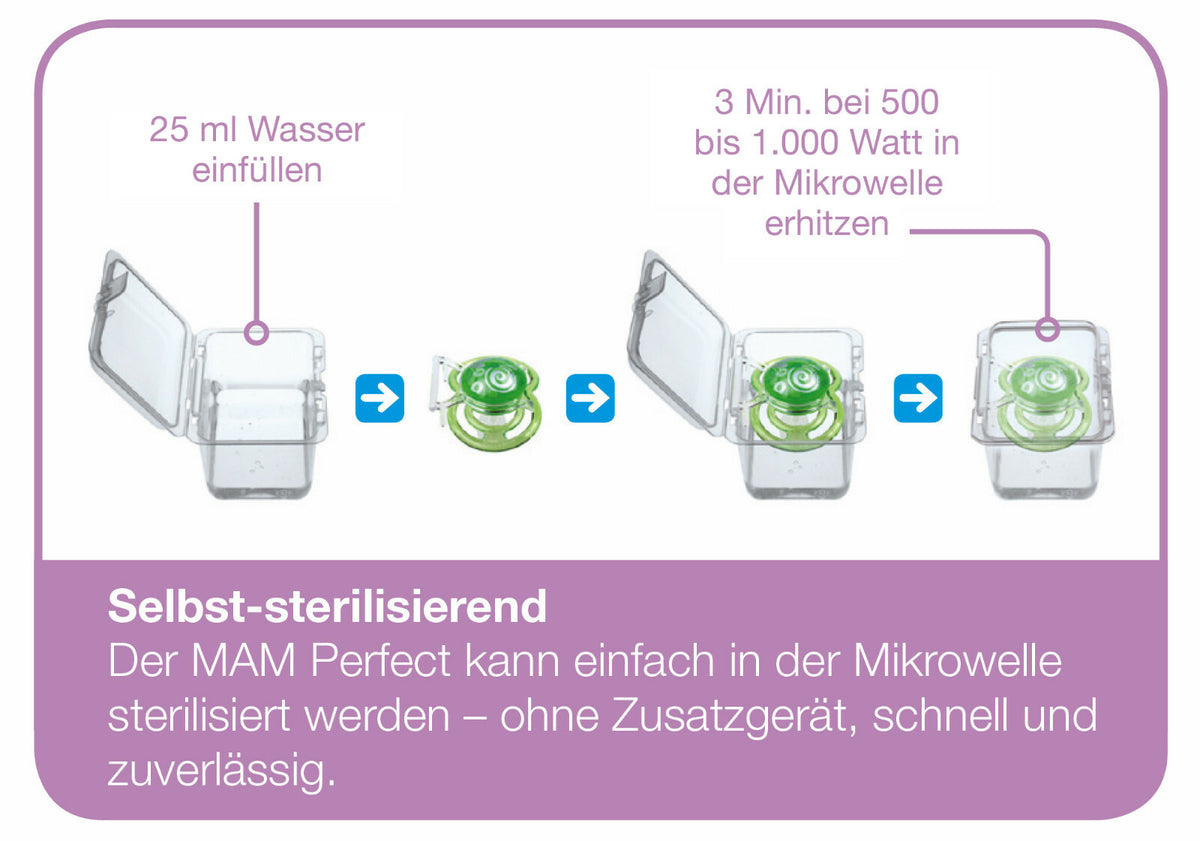 MAM PERFECT NIGHT Silikon Schnuller Oval