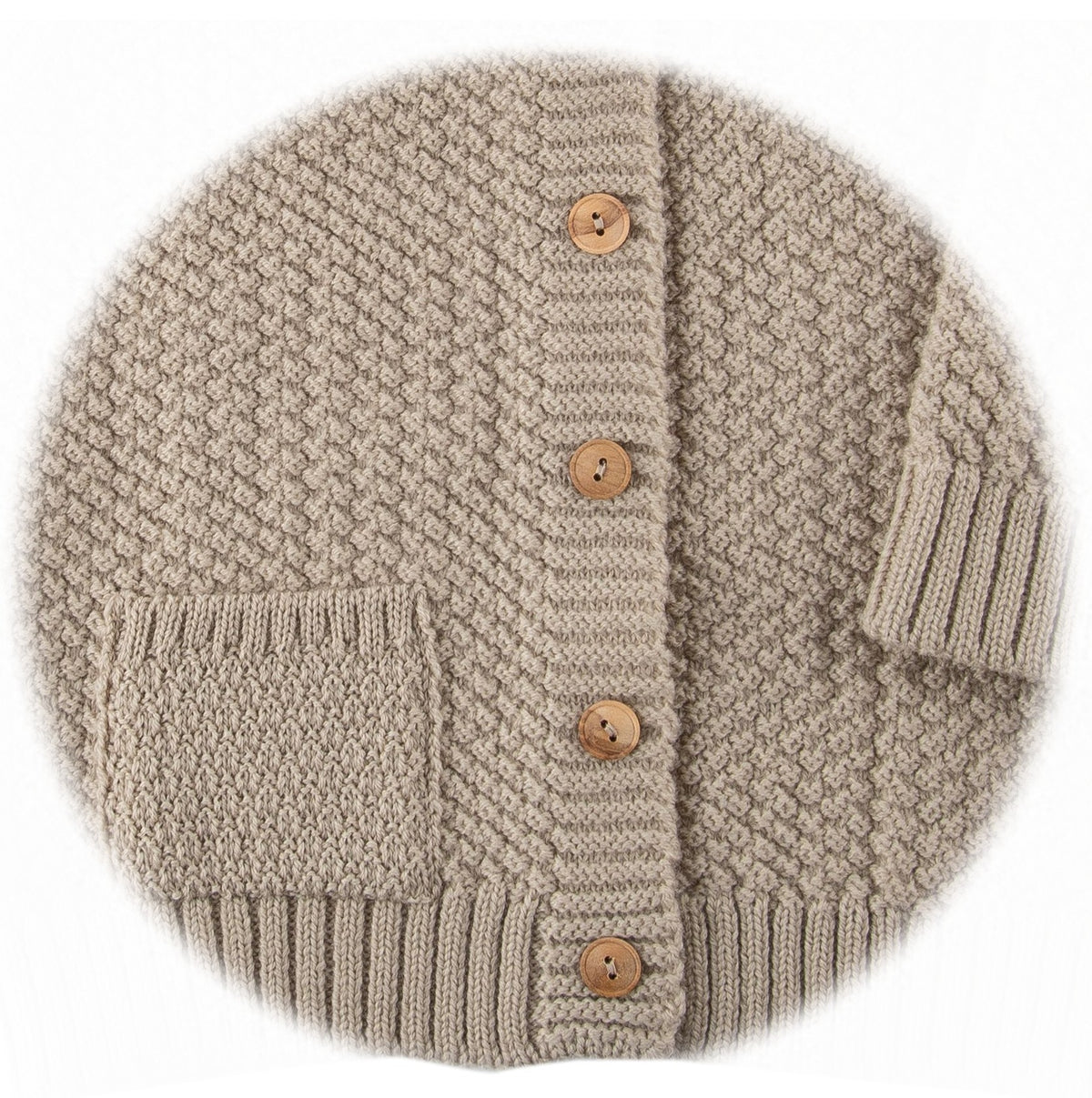 iobio Cardigan Wolle gestrickt