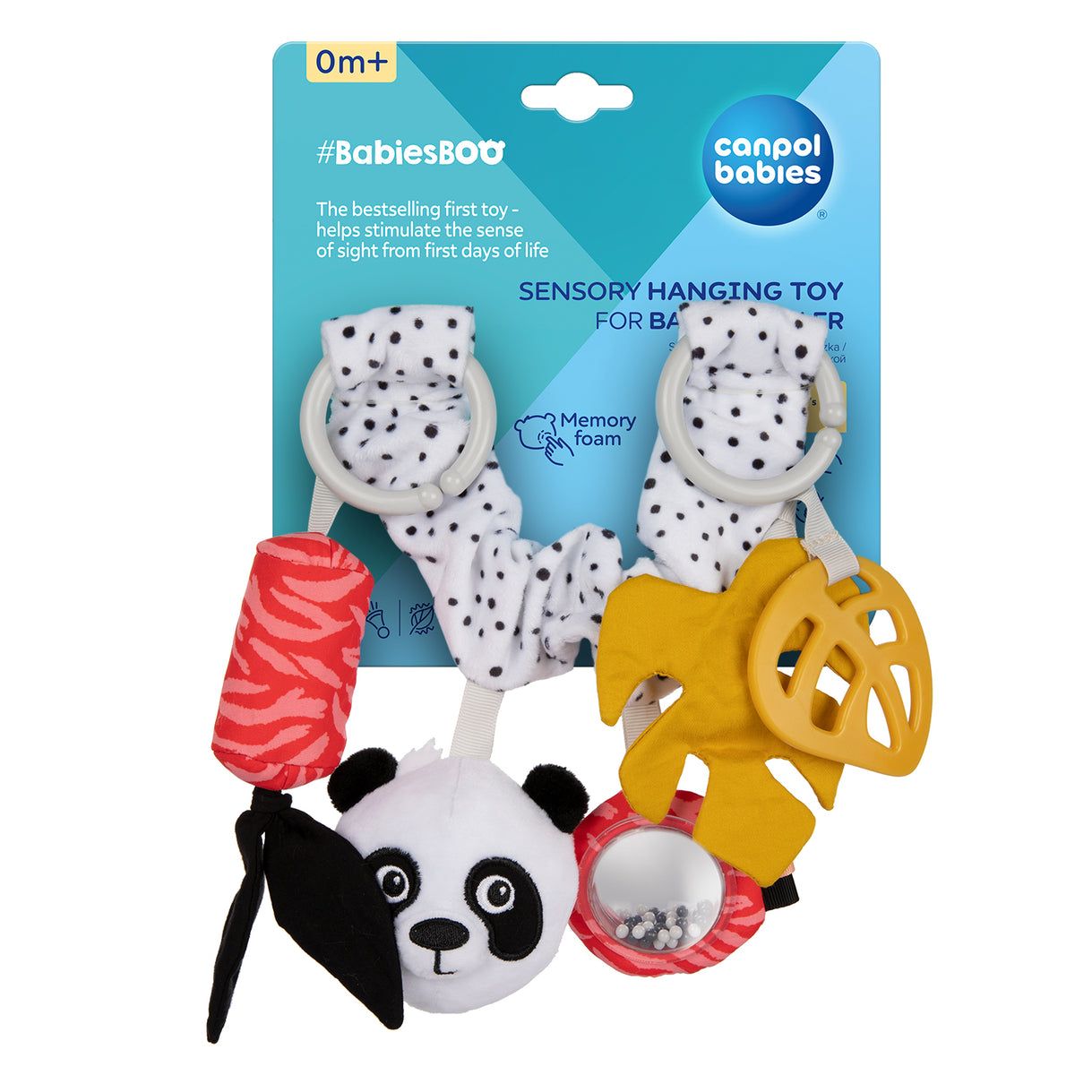 Canpol babies Sensory Spielsortiment BabiesBoo in Kontrastfarben