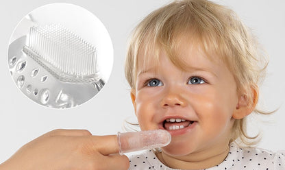 reer BabyCare Finger Zahnbürste 2er aus Silikon, 0m+