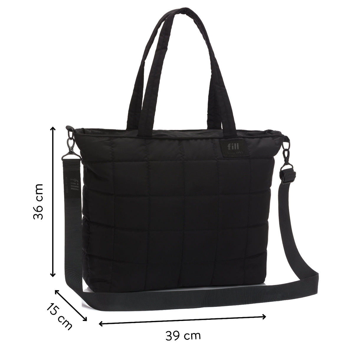 Fillikid Wickeltasche Vienna Schwarz