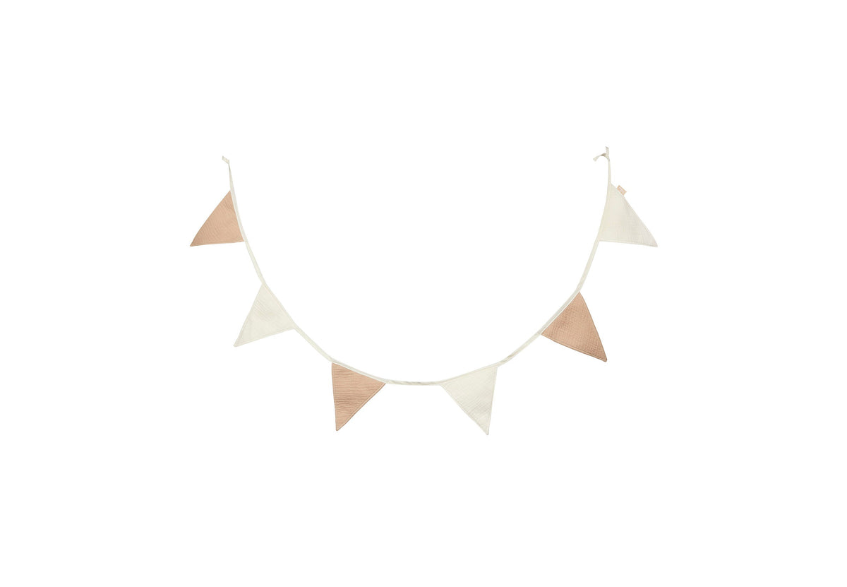 Jollein Stoff Wimpelkette zur Kinderzimmer Dekoration