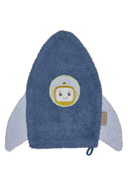 Sterntaler Baby Badehandschuh Waschhandschuh Rakete Bleu